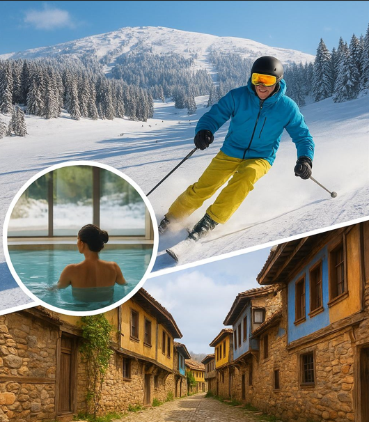 KIŞIN EN GÜZEL HALİ BURSA KAYAK - TERMAL - TARİH ROTASI